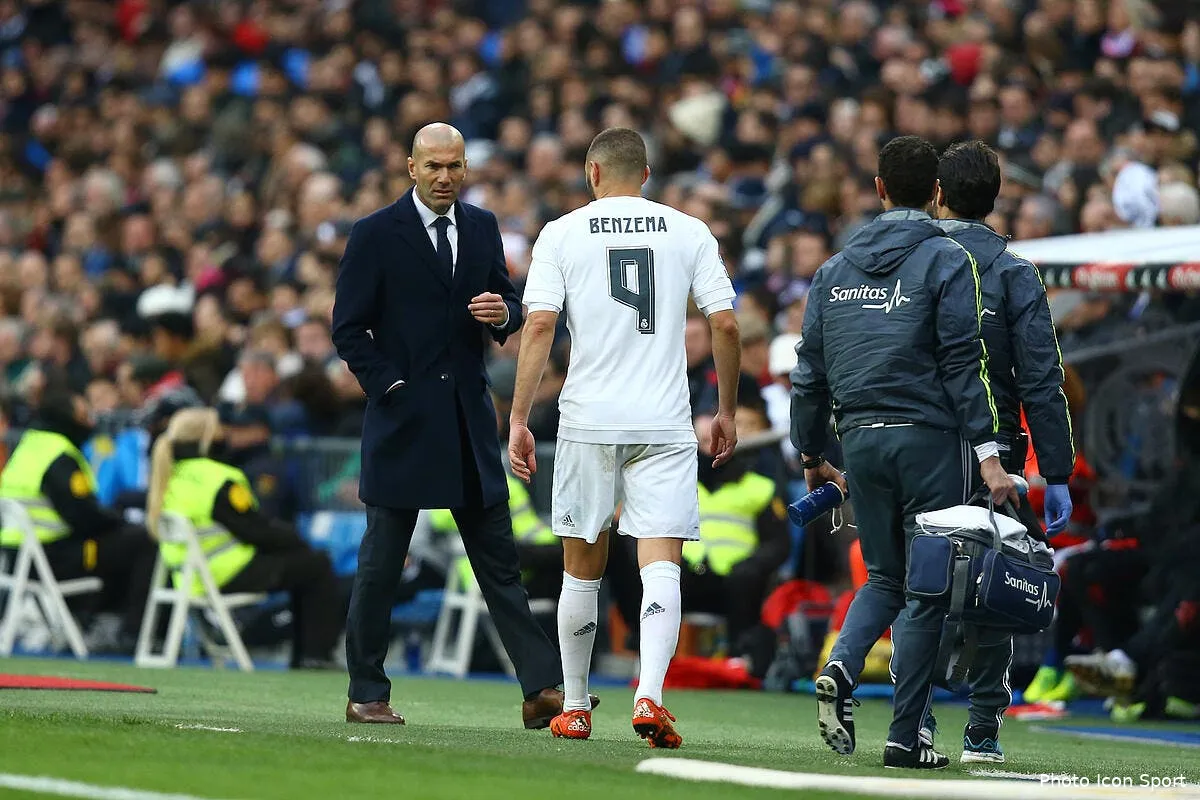 benzema debarrasse de l affaire valbuena zidane est confiant zidane benzema 1132053
