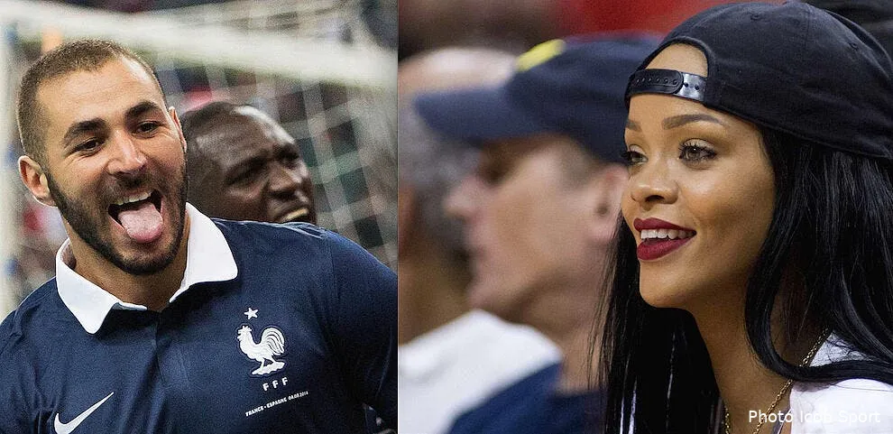 benzema et rihanna en boite de nuit pour parler foot rihanna benzema112879