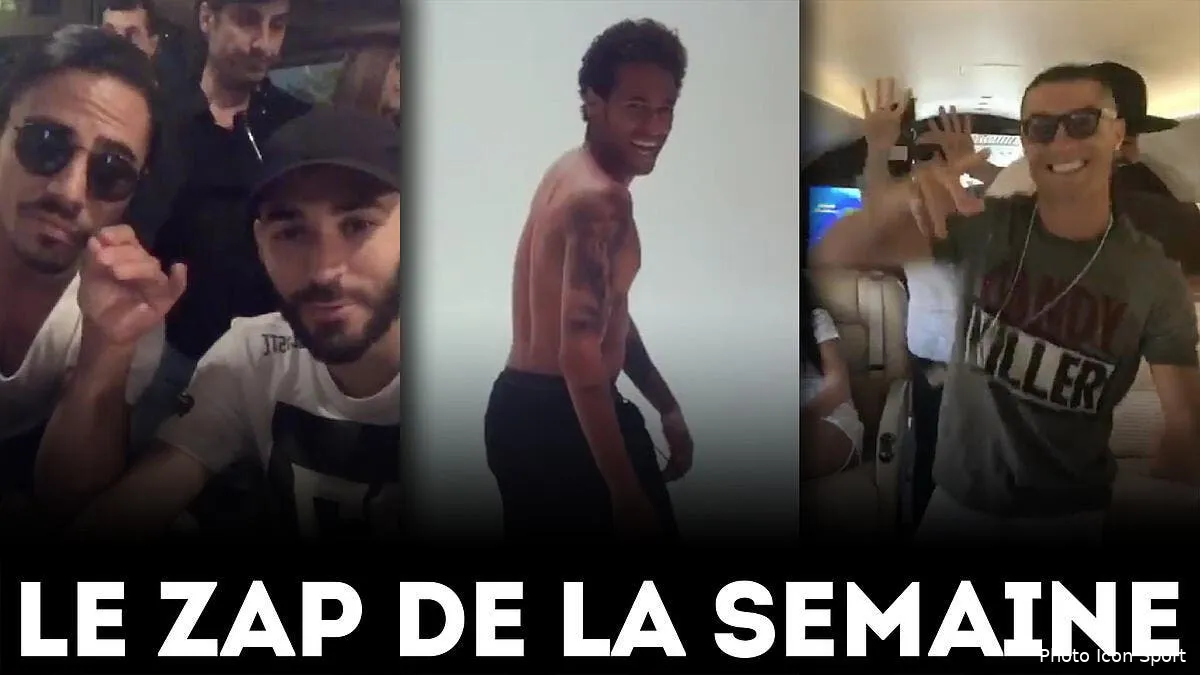 benzema oublie les bleus cristiano ronaldo se la pete evra on fire zap 19 miniature182535