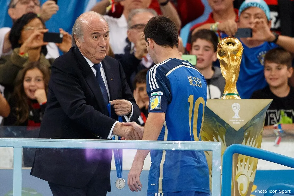 blatter avoue etre surpris de voir messi meilleur joueur du mondial iconsport bpi 130714 55 14487409
