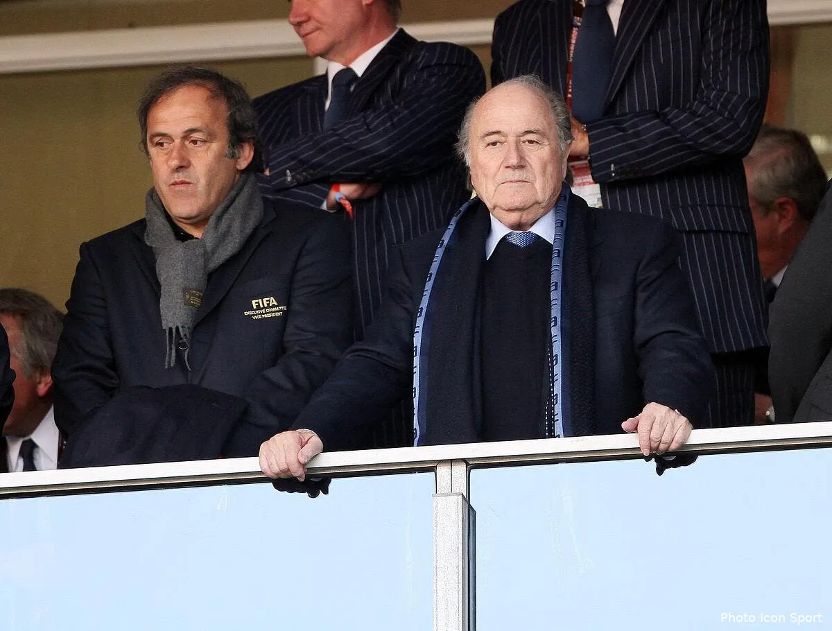 blatter se represente a la fifa c en est trop pour platini platini blatter 185061