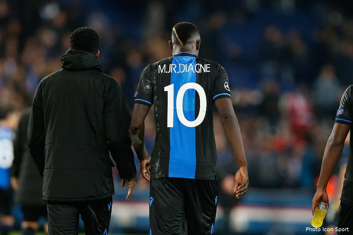 bruges diagne vire du groupe apres son penalty manque face au psg icon belgaimage 157955949269519