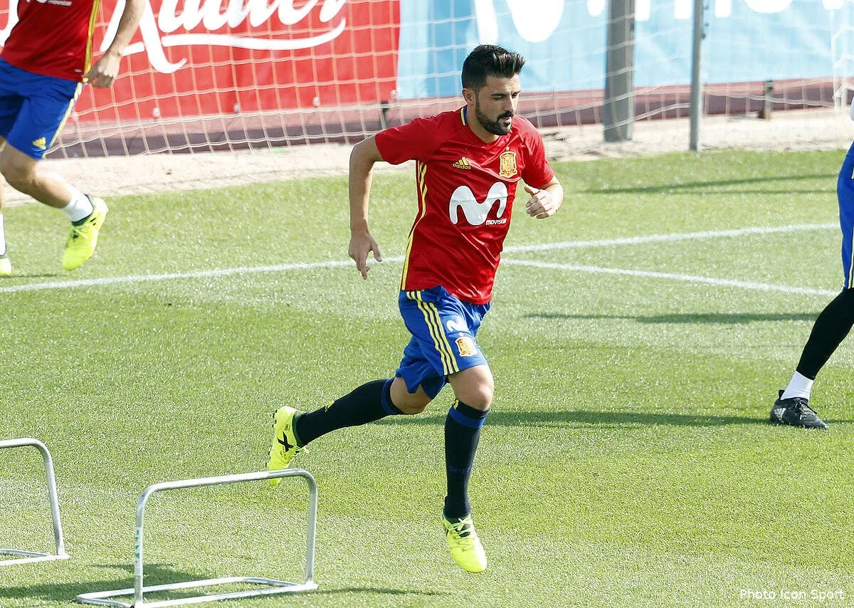 cdm a peine rappele david villa se blesse avec l espagne iconsport icon mar 290817 100 17192063