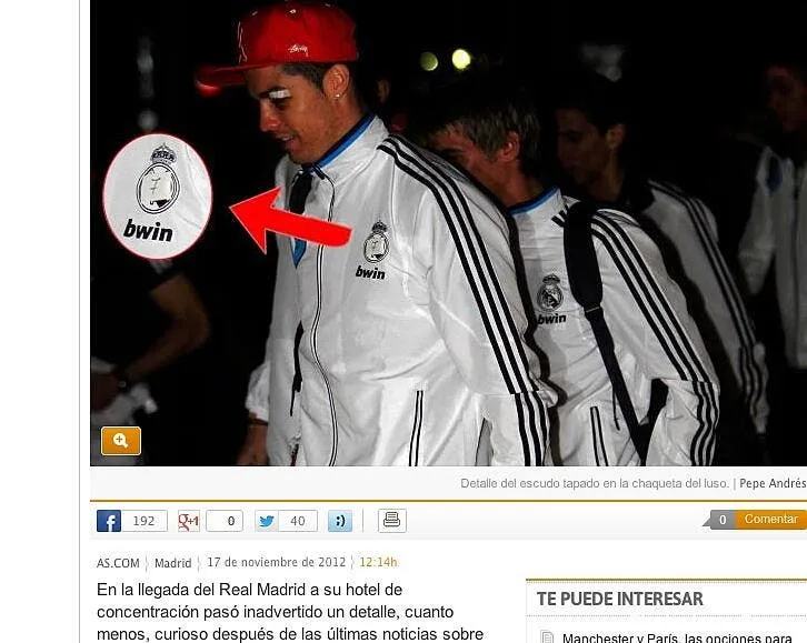 cristiano ronaldo une photo qui fait du foin au real madrid cr743289