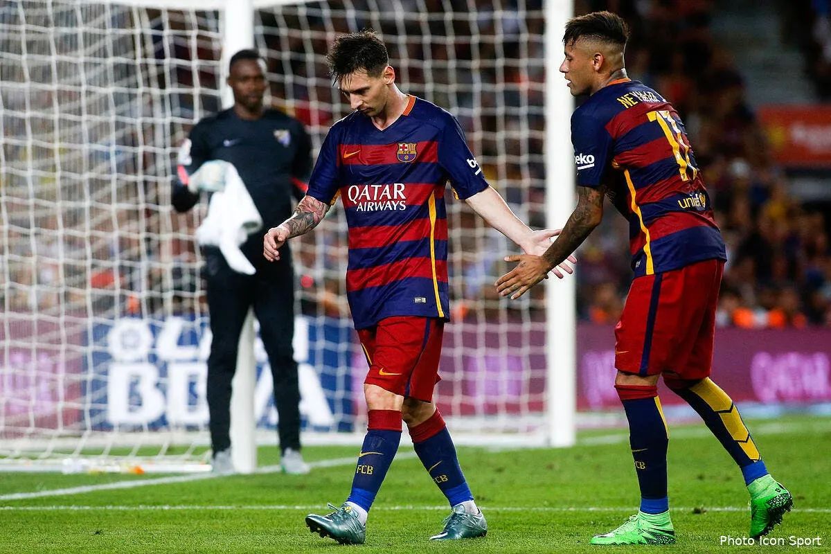 dans le rouge le barca risque de perdre messi ou neymar neymar messi126995