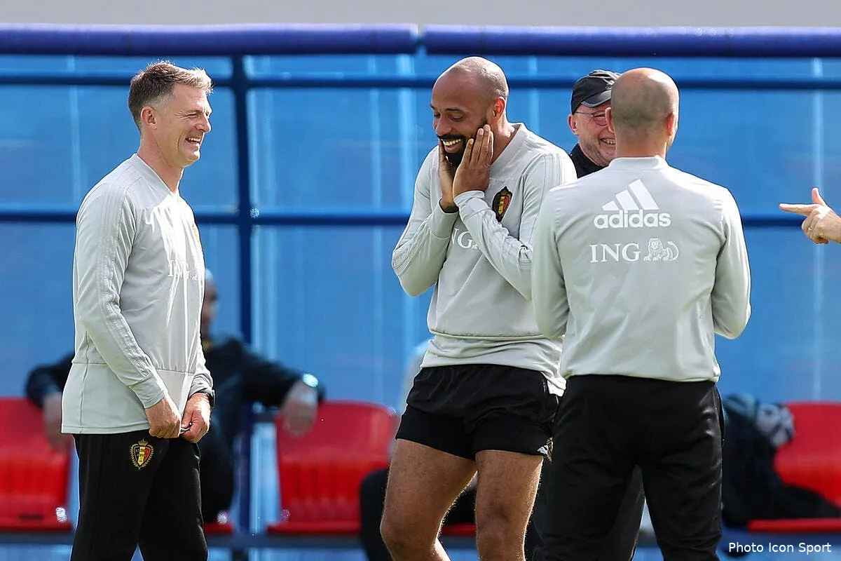 edf thierry henry avec la belgique gilles verdez hurle au scandale iconsport icon blg 080718 04 06224199