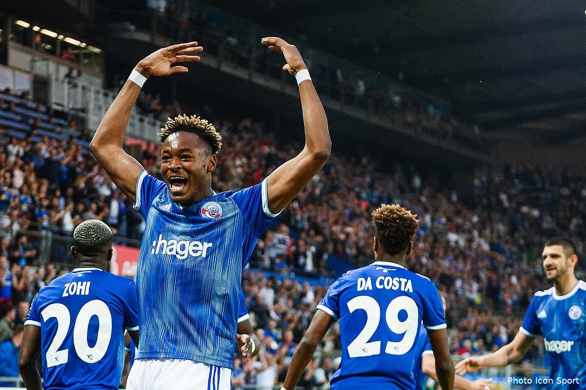 el strasbourg aura droit a sa finale contre francfort icon bap 150819 93 14261649