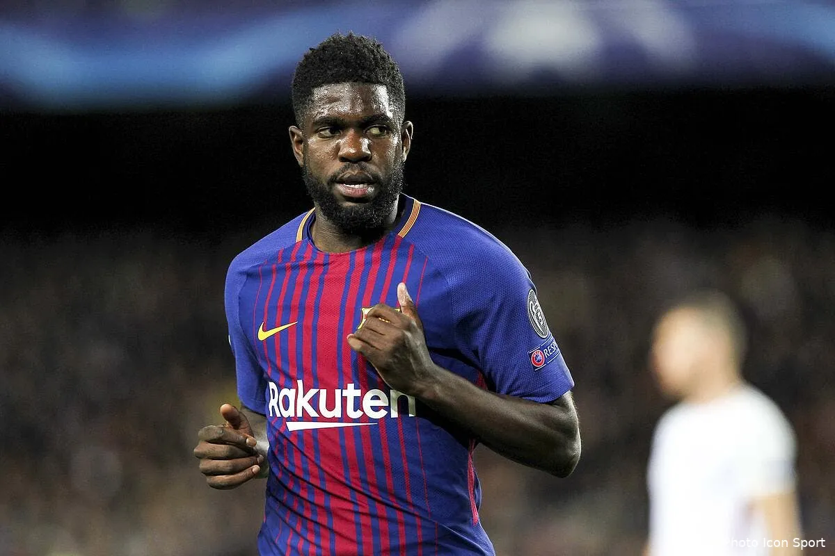 fcb avant l ol le barca n ose pas briser le coeur d umtiti umtiti 25244313