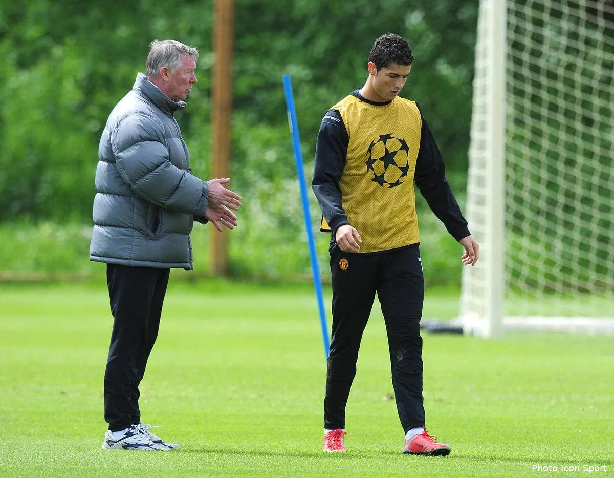 ferguson et mu deroulent le tapis rouge pour mourinho et cristiano ronaldo iconsport spi 200509 99 1345953