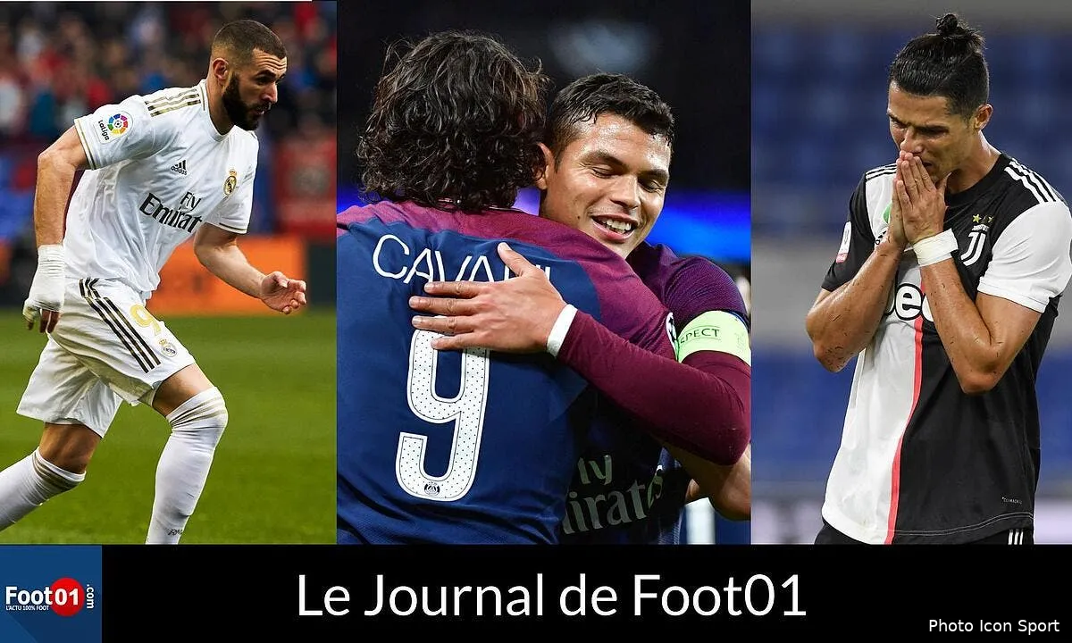 foot01 news accord pour thiago silva cavani la soeur de cr7 allume sarri benzema regale miniature287297