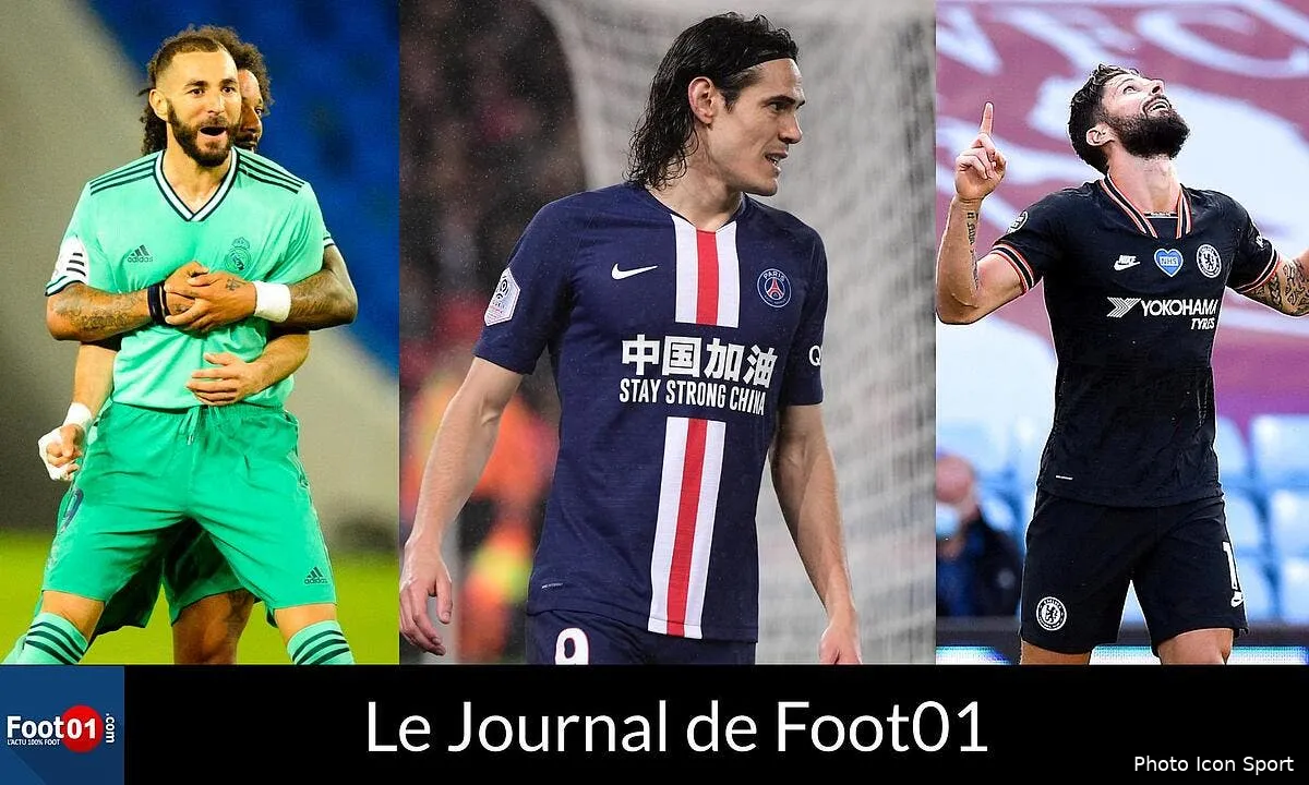 foot01 news cavani laisse tomber le psg le gros coup de l ol les priorites du mercato de l om miniature287503