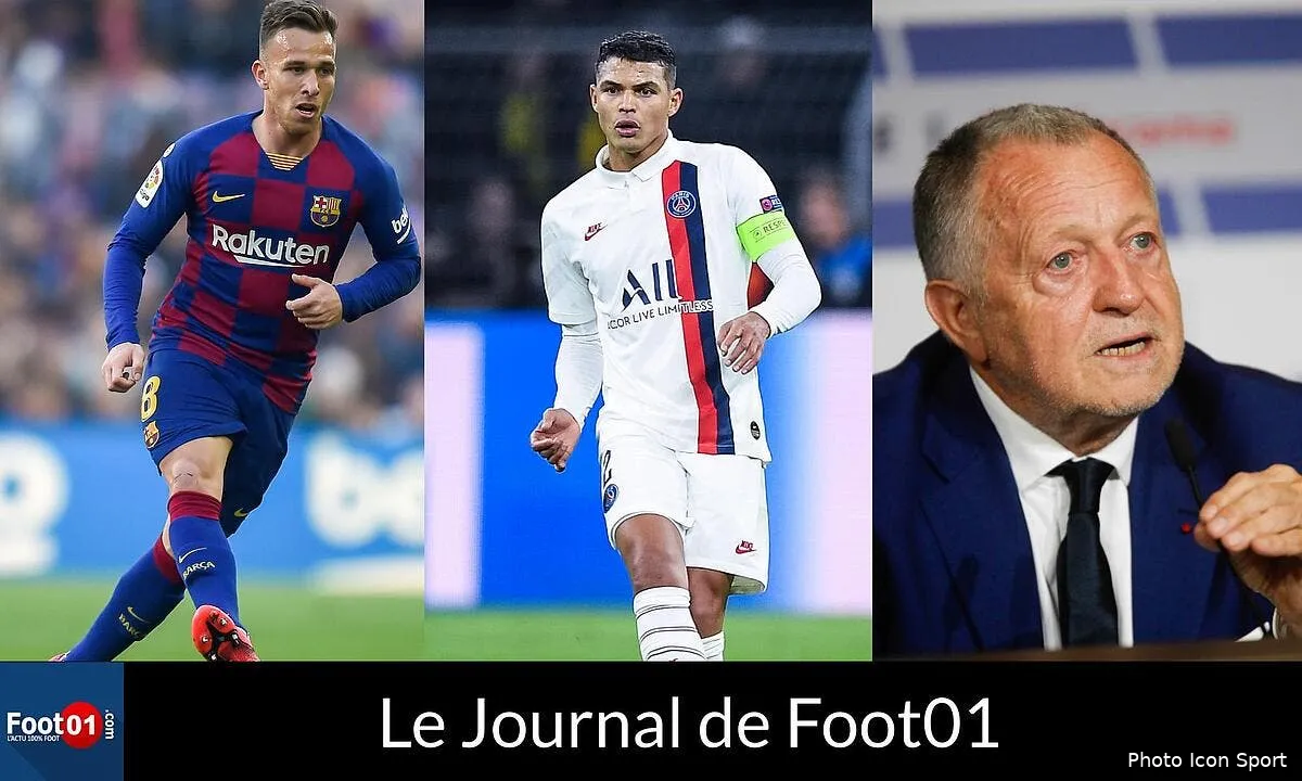 foot01 news le psg frappe fort avec 4 signatures aulas vise le titre pour l ol miniature288079