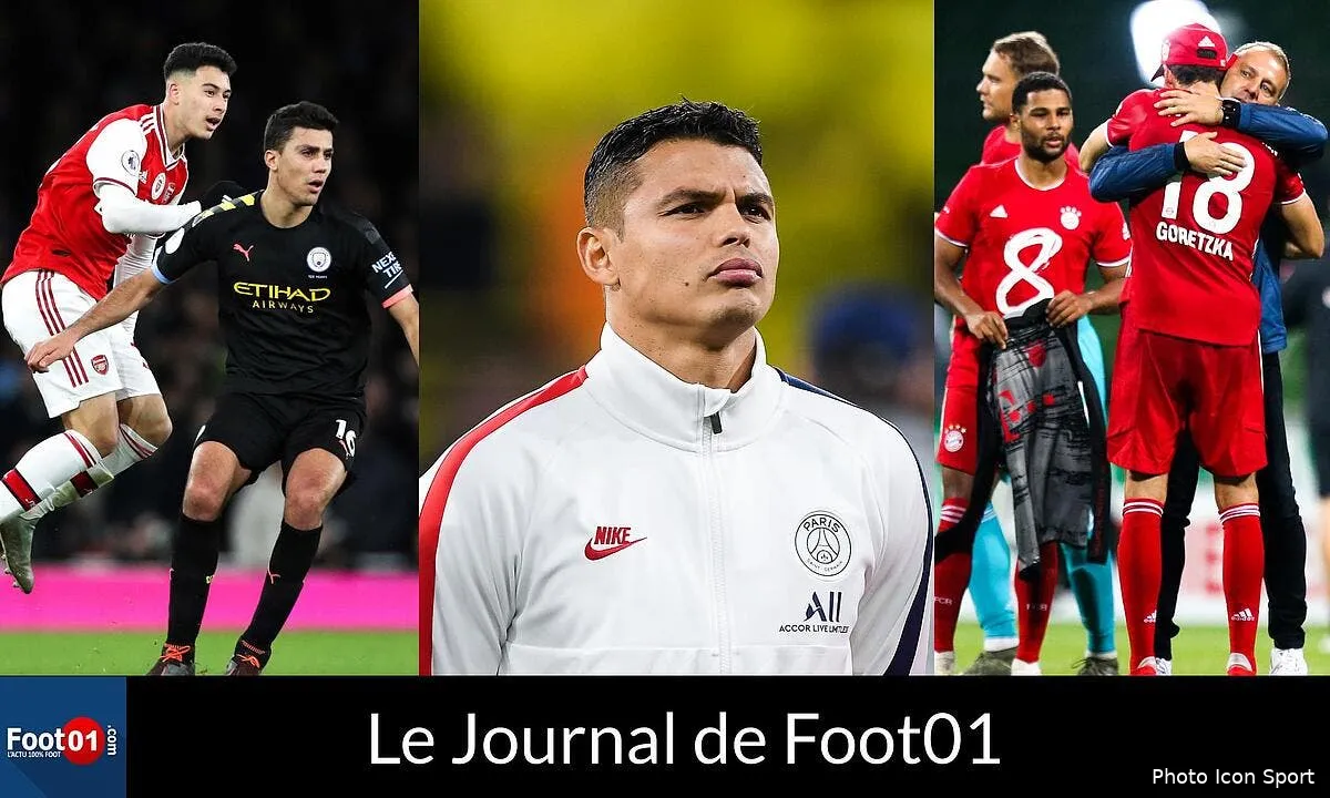 foot01 news thiago silva retourne sa veste le bayern champion la premier league revient miniature287149