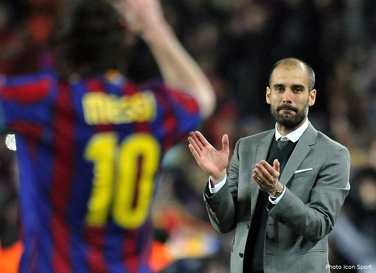 guardiola s agenouille devant le messi iconsport hoc 060410 45 0418648