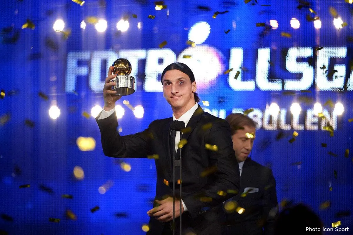 ibrahimovic recoit son 7e ballon d or en suede iconsport bbb 121112 120 0142951