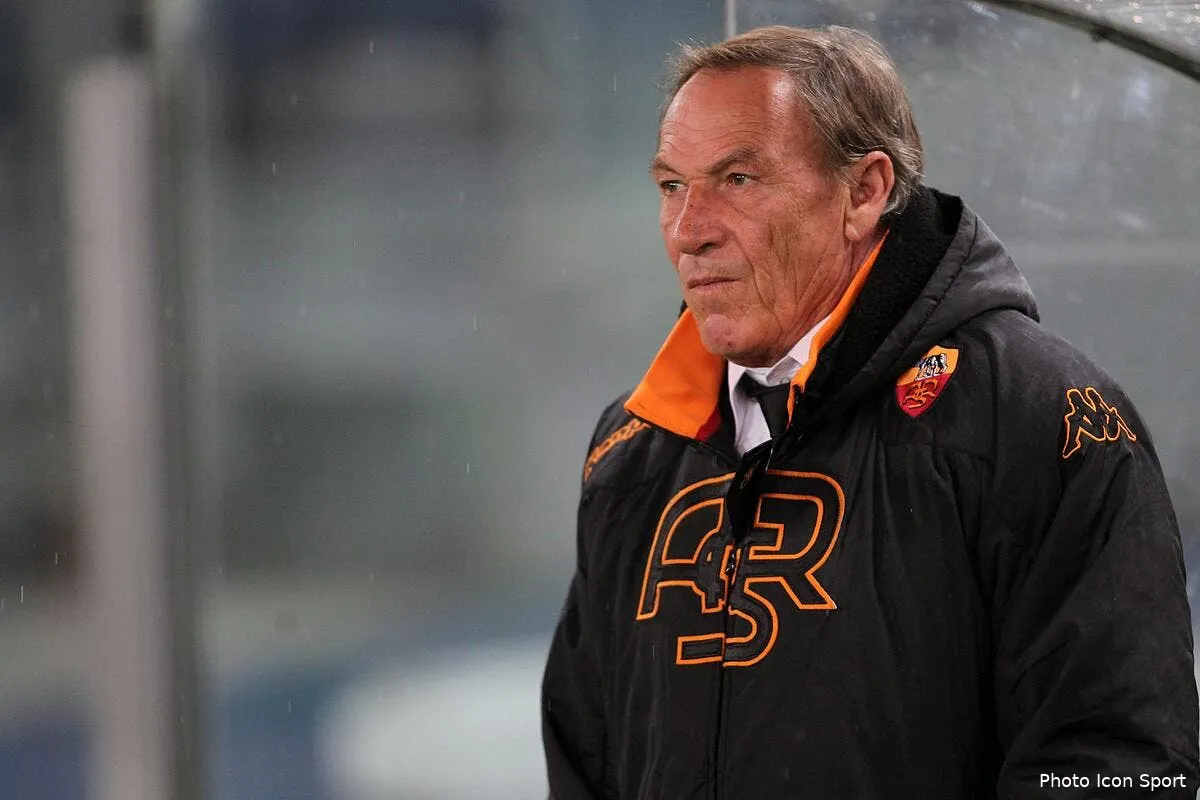 l as roma licencie zdenek zeman en pensant a laurent blanc iconsport acp 200113 88 0149169
