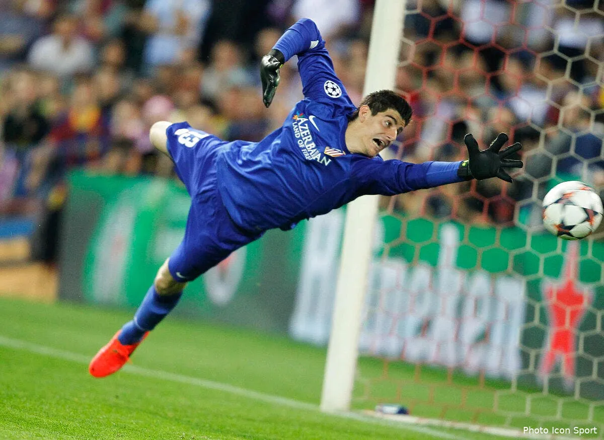 l atletico madrid a une raison a 6me de vouloir eviter chelsea en c1 courtois 180511