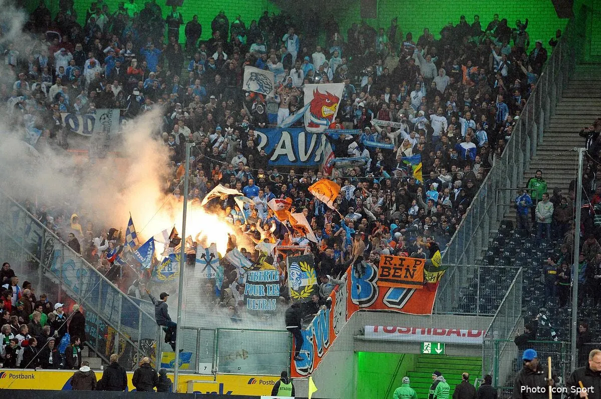l om rappelle fermement ses supporters a l ordre avant l ol iconsport pet 251012 05 0741543