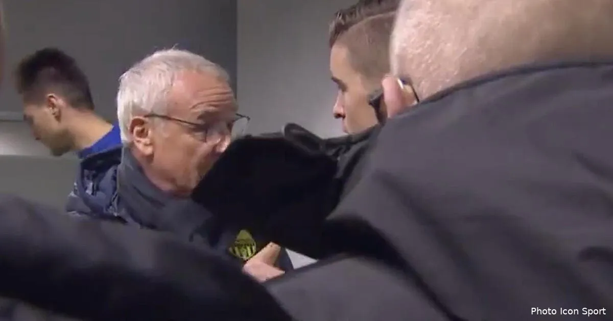 l1 quand ranieri est classe avec l arbitre romeyer se ridiculise ranieri romeyer202037