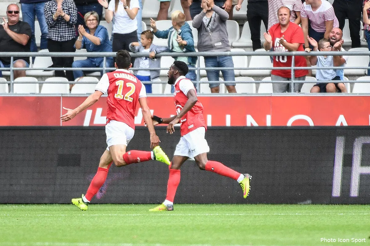 l2 reims cartonne lorient craque changement de leader iconsport icon dib 050817 10 29193911