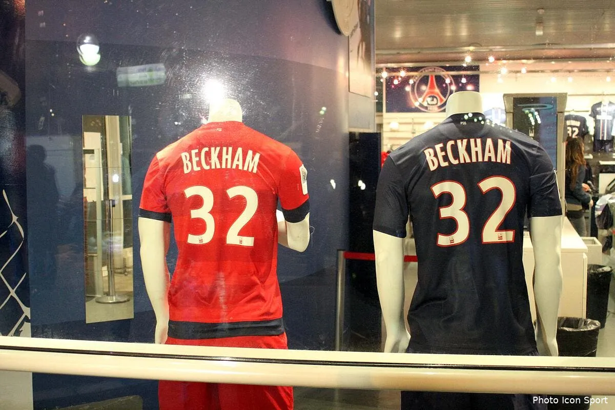 la lfp n ennuiera pas le psg avec le numero 32 de beckham iconsport m retro icon0012149241