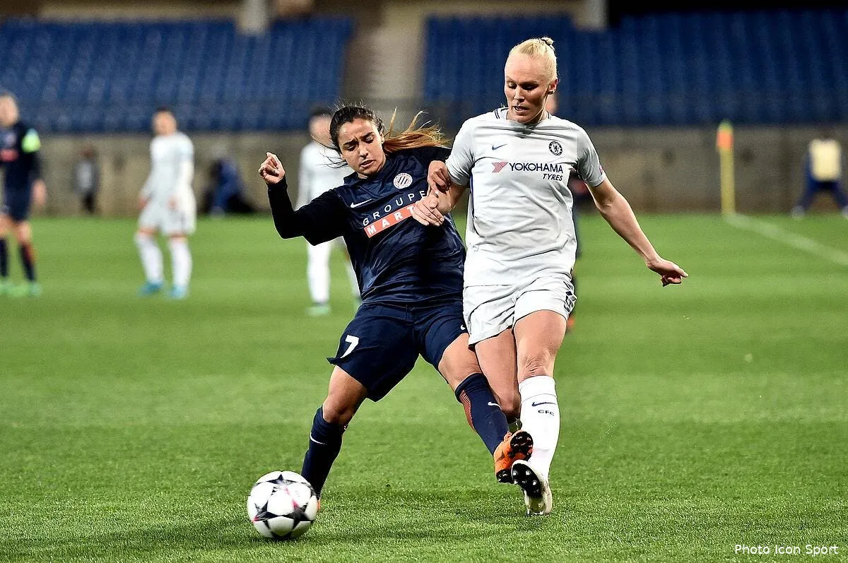 ldc fem montpellier se fait sortir par chelsea iconsport icon dim 210318 12 02 1214147
