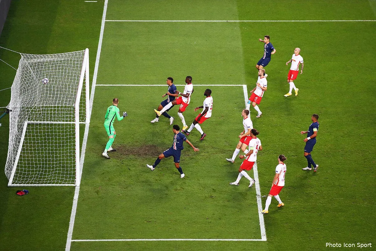 ldc le psg mene 1 0 contre le rb leipzig a la mi temps icon 1267017653291991