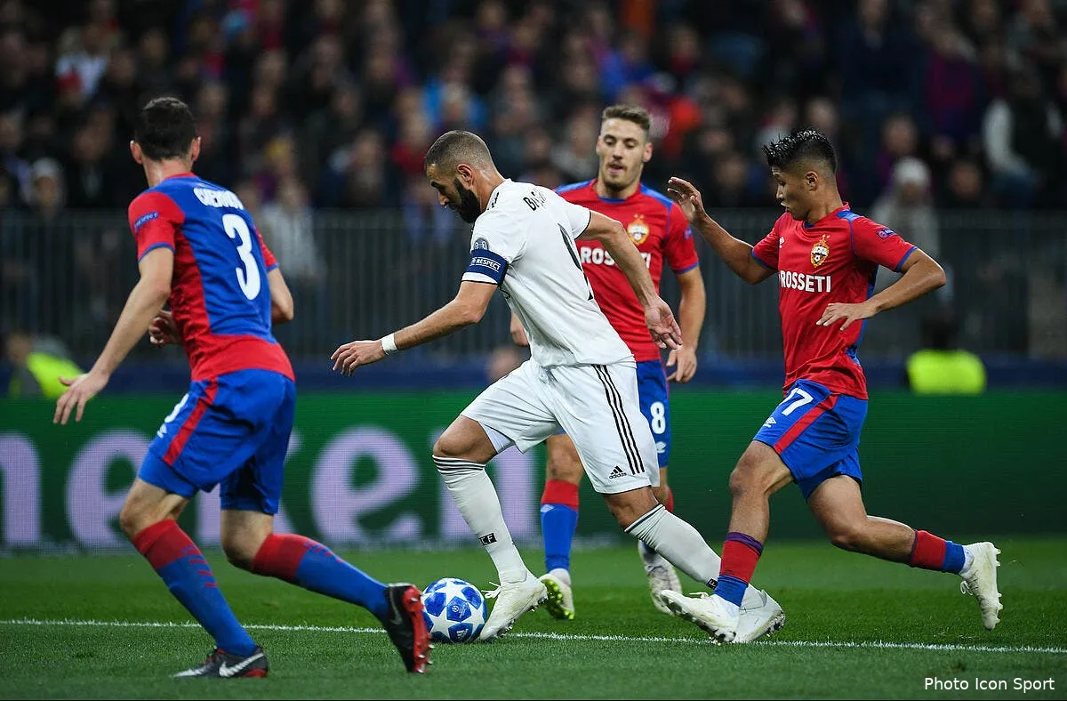 ldc le real et capitaine benzema coulent a moscou iconsport icon spu 021018 93 07232201