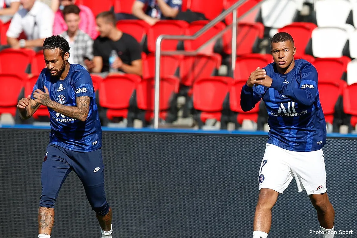 ldc mbappe et neymar sont detendus avant la finale icon belgaimage 166159496292327