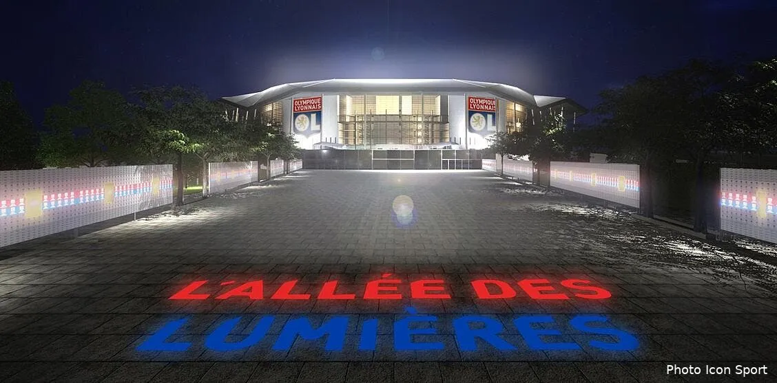 le fan wall de l ol ca cartonne lumie res96845