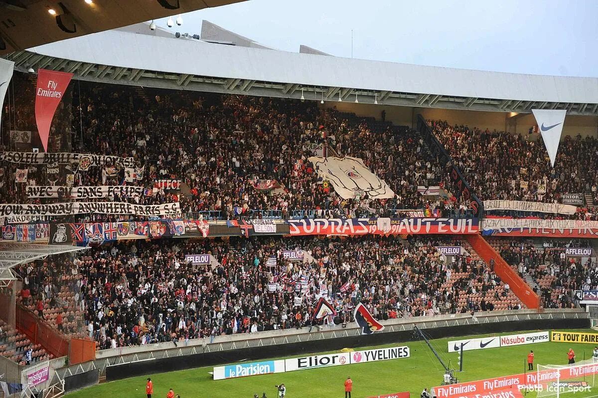 le psg affiche complet pour les virages du parc des princes iconsport oap160509 01 9235989