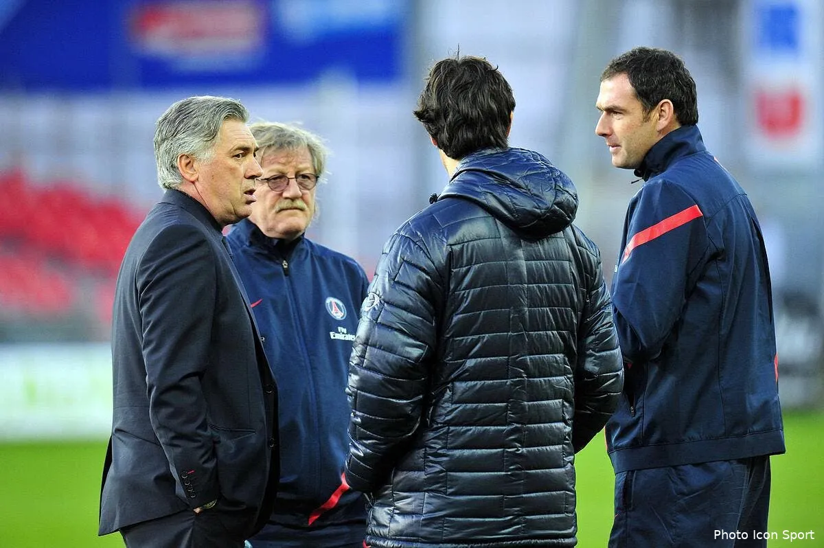 le psg est aussi pret du titre que de la 3e place rappelle ancelotti iconsport noe 280112 56 2734456