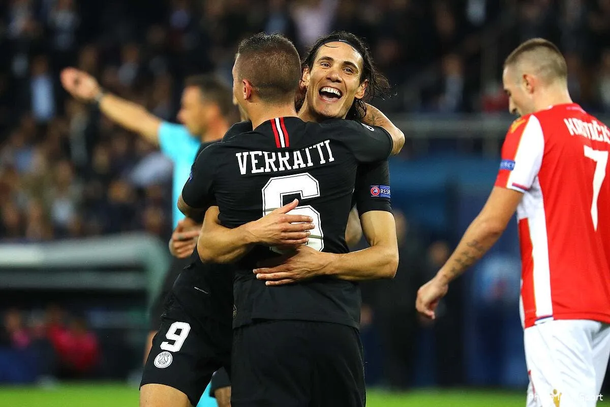 le psg et neymar corrigent l etoile rouge 6 1 c est pas cher paye iconsport icon 181003p06661232281