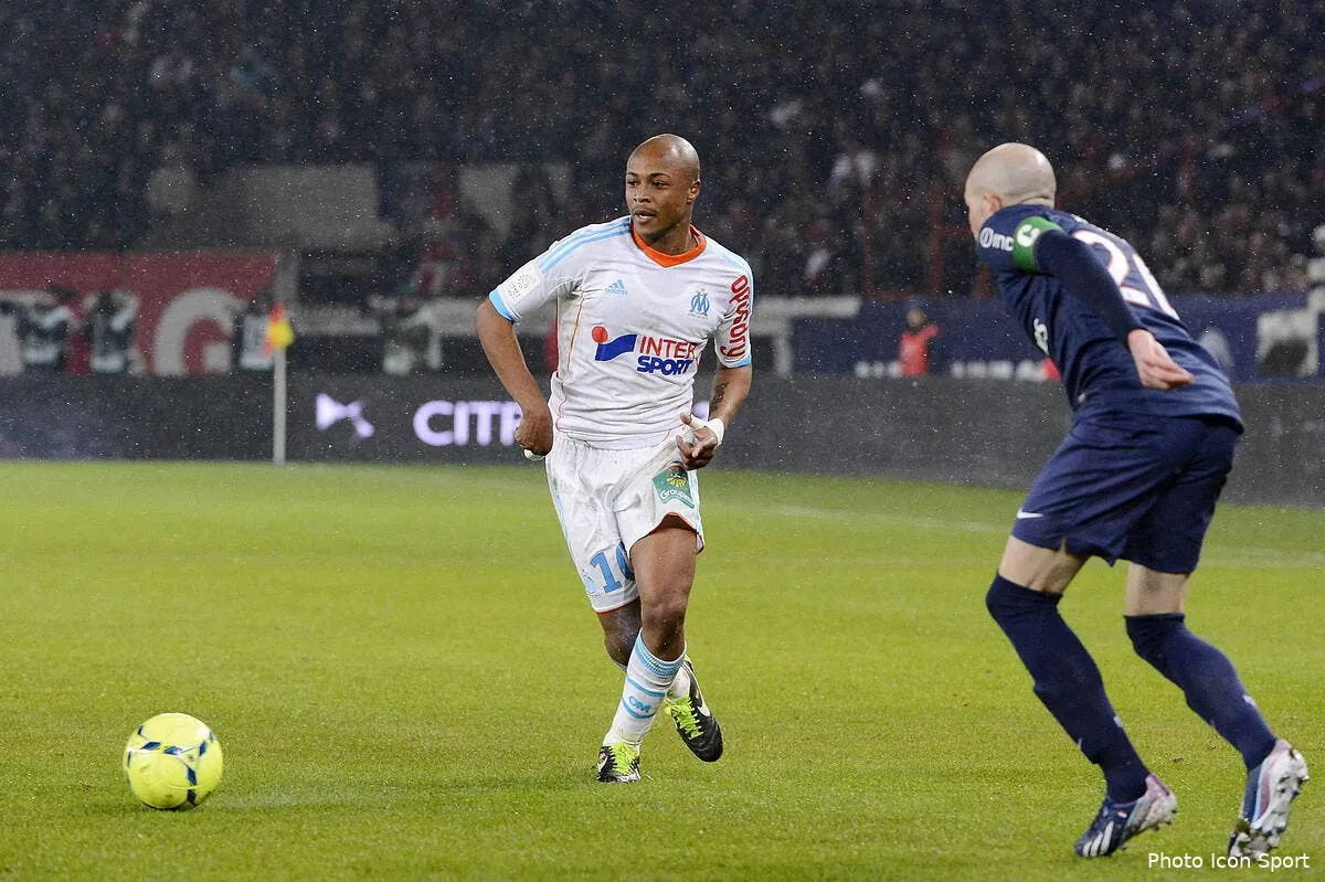 le psg frustre l om constate andre ayew iconsport por 240213 103 0568145