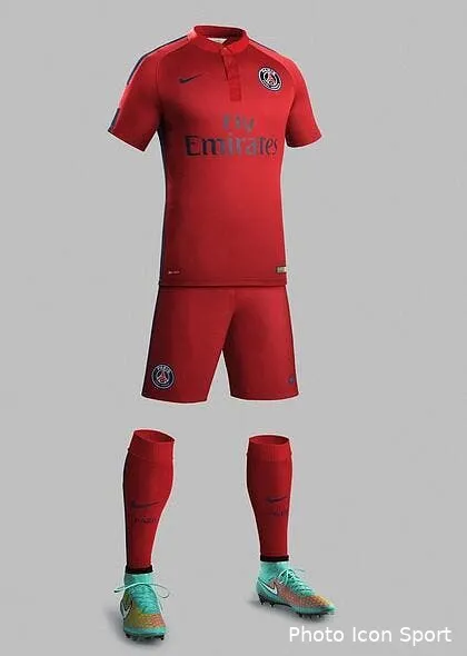 le psg sort le rouge pour son maillot europeen photo psg92167