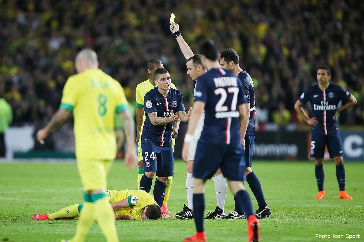 le psg voit un complot des arbitres contre verratti verratti 11110757