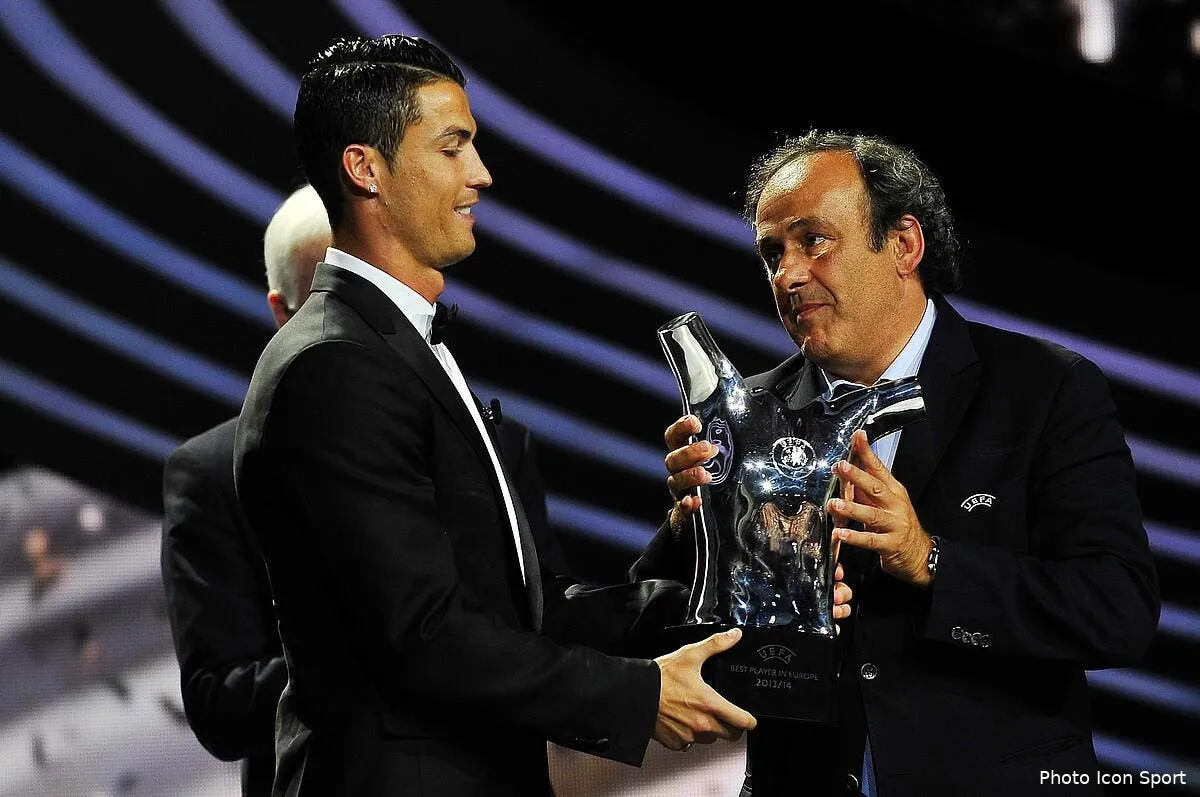 le real sort le communique pour defendre cristiano ronaldo platini ronaldo97947