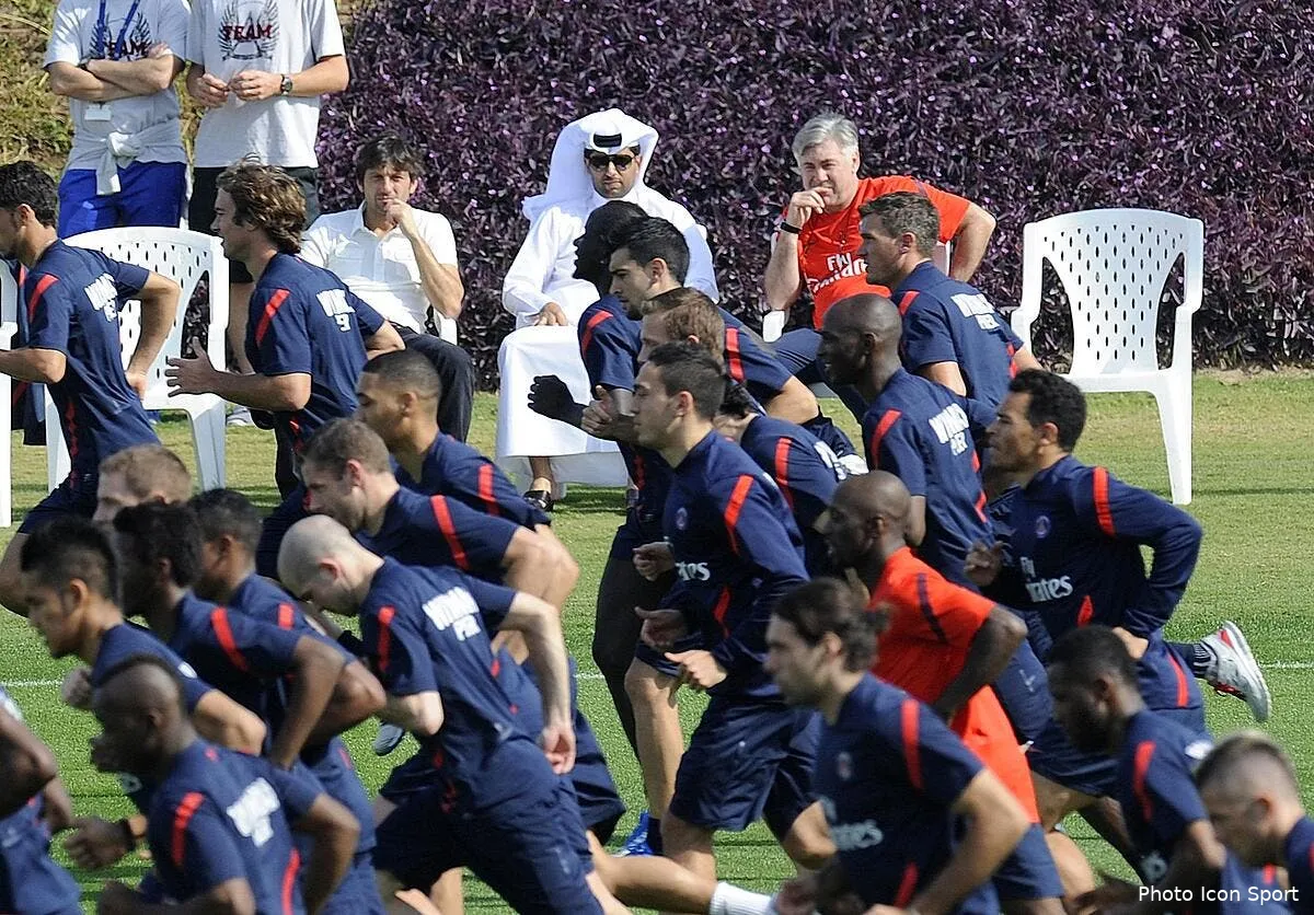 les joueurs du psg equipes d un gps a l entrainement iconsport per 020111 06 05 129533