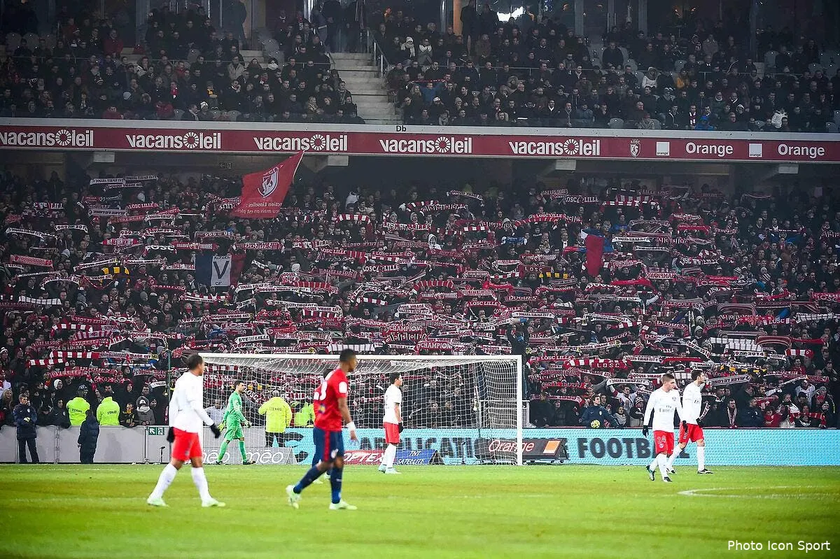 les supporters de lille boudent le derby parisien contre lens iconsport por 031214 08 8998653