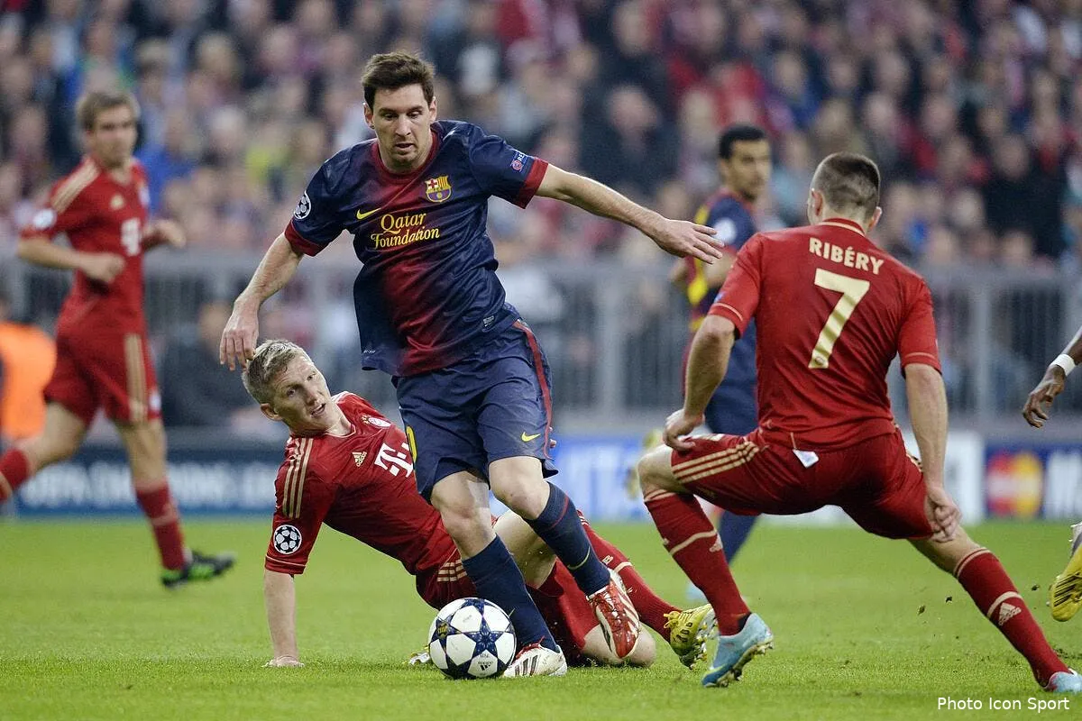 lionel messi nie avoir joue sur une jambe contre le bayern iconsport mis 230413 26 4555383