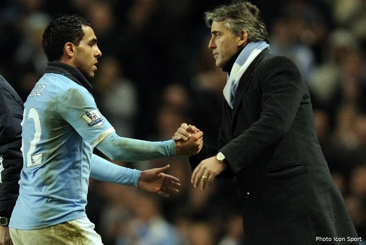 mancini exige des excuses de tevez pour le faire rejouer iconsport spi 150111 15 0726723