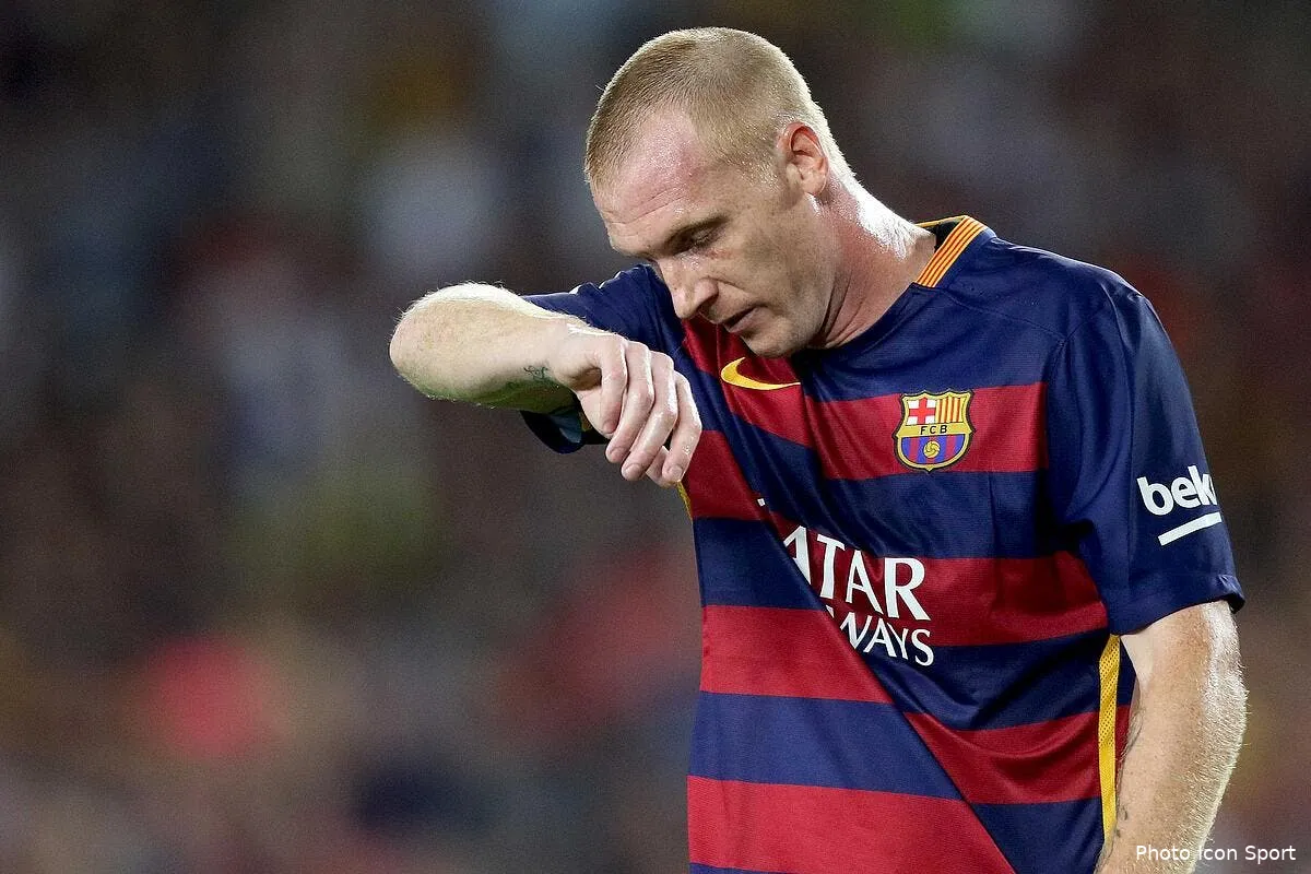 mathieu paye les pots casses au barca iconsport bag 050815 01 19118215