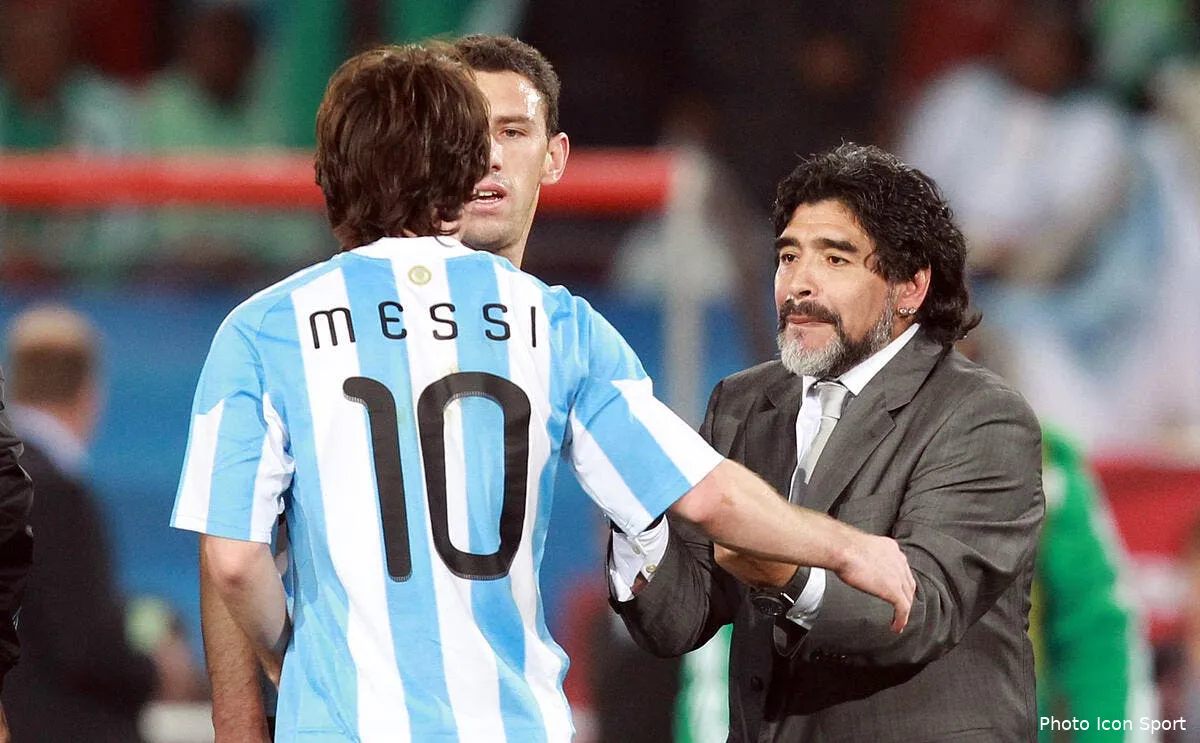 messi a regle a sa facon le cas maradona messi maradona138080