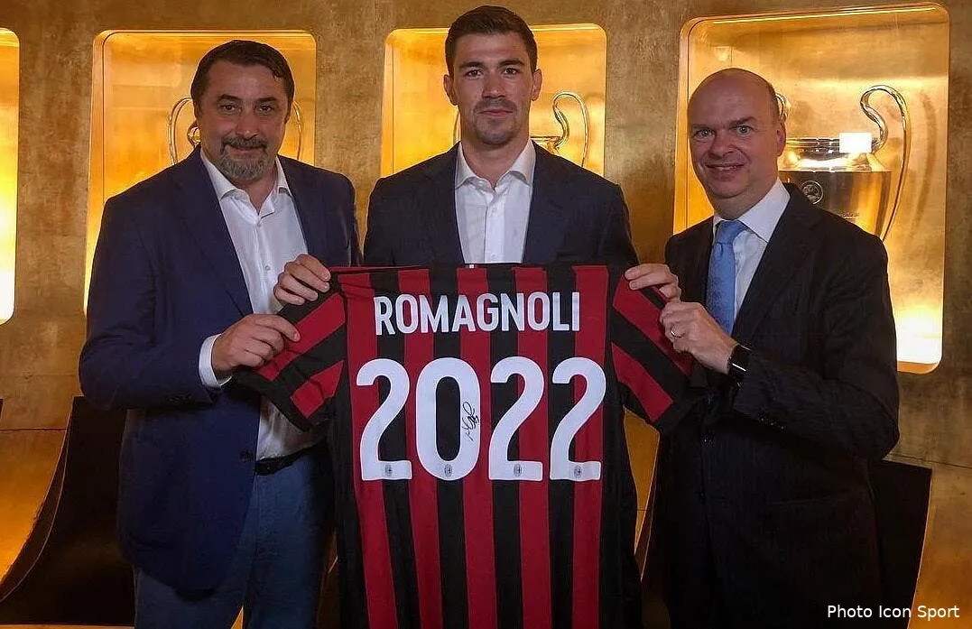 officiel piste par la juve romagnoli prolonge au milan ac romagnoli221013