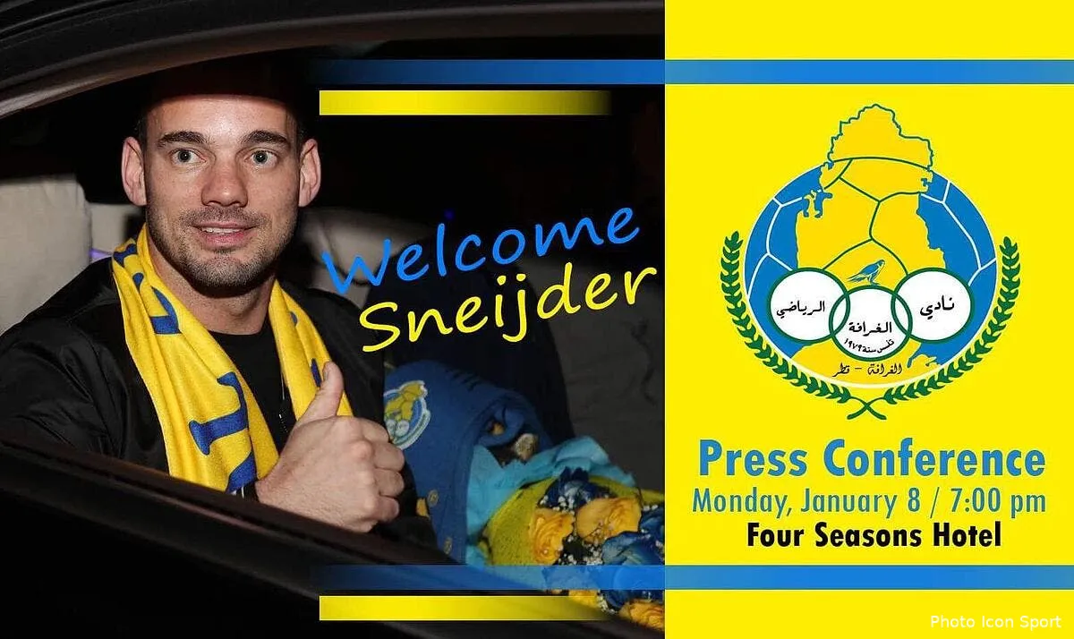 officiel wesley sneijder signe au qatar ds9xjw3waaa8 u205823