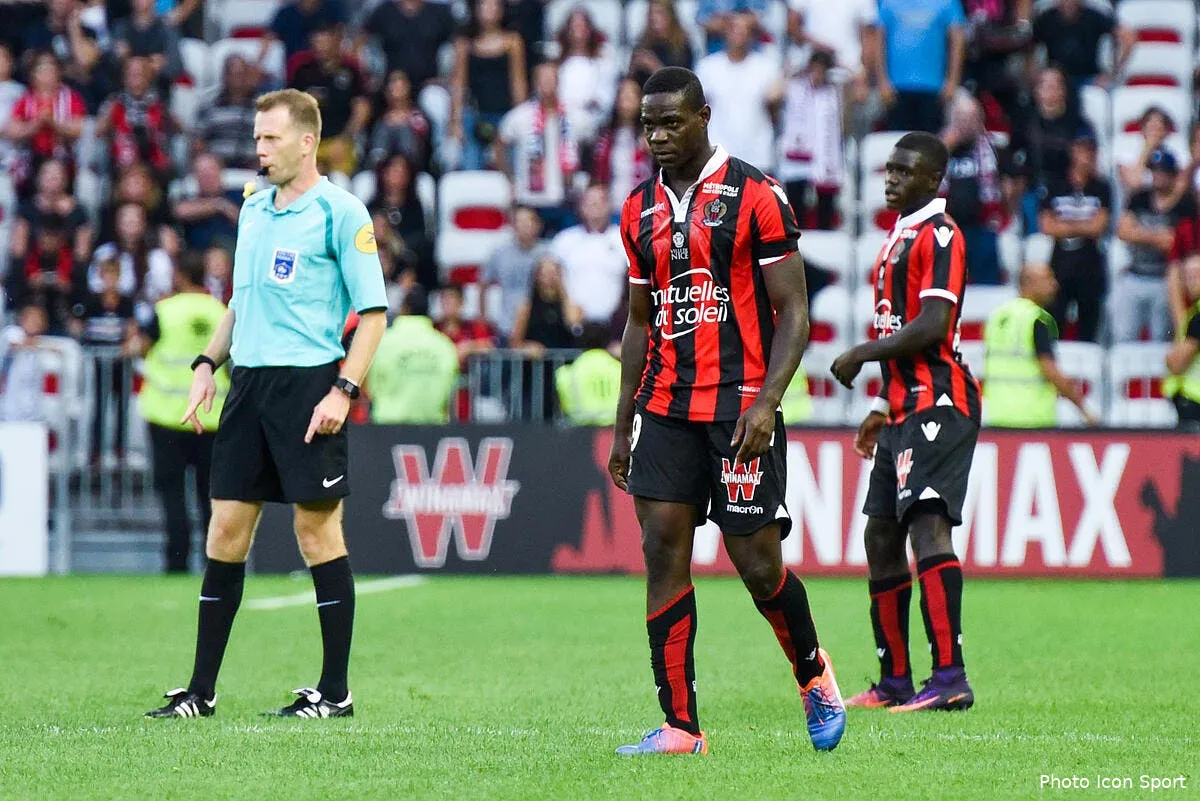 ogcn la lfp annule le rouge de balotelli qui jouera donc contre l ol iconsport del 021016 93 00157264