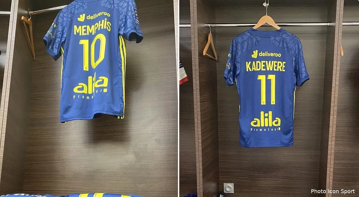 ol memphis recupere le n 10 ca fait le buzz maillot ol294497