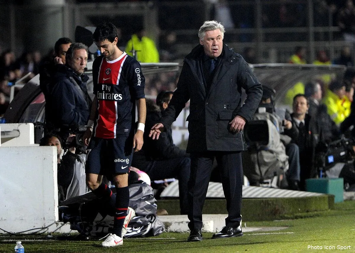 pastore a t il ete puni par ancelotti contre l ol iconsport por 250212 33 7132729