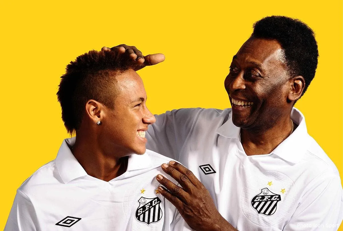 pele sur le terrain avec neymar au mondial des clubs iconsport ppg 270311 14 1622907