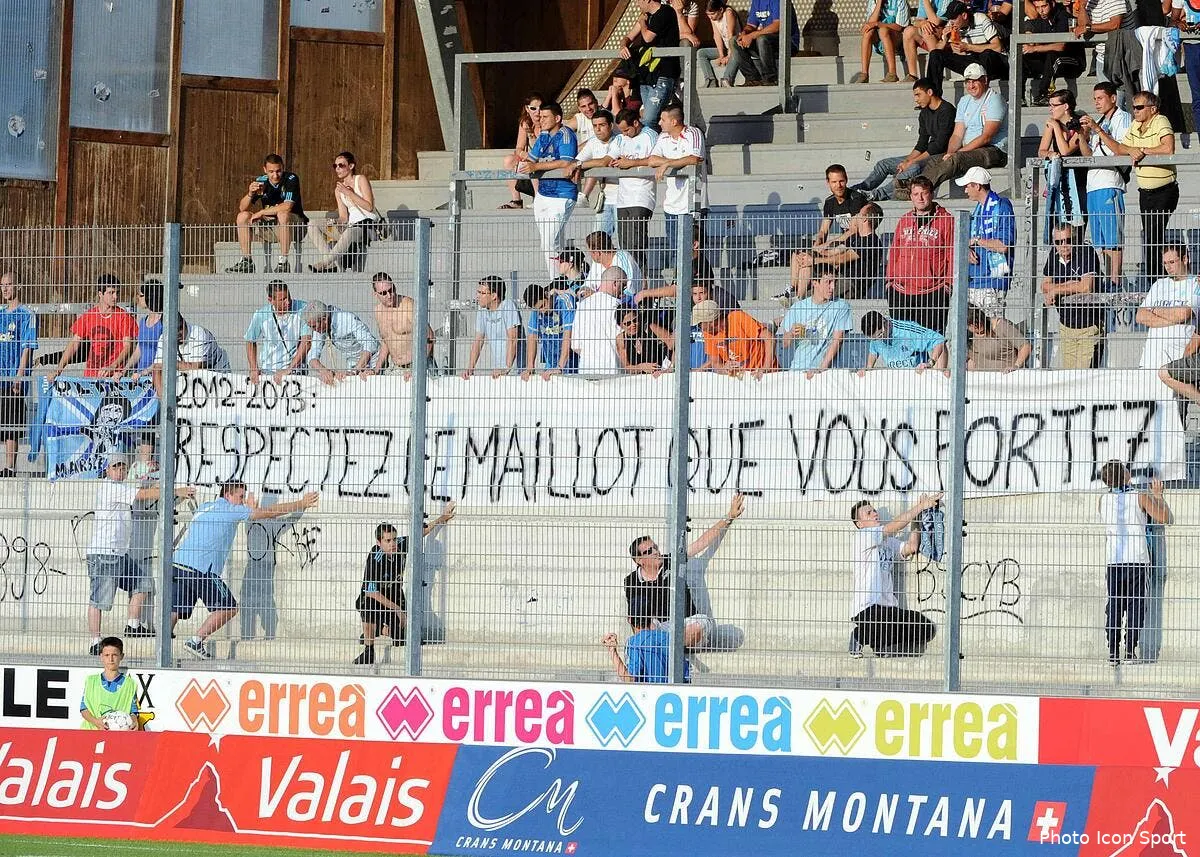 photo meme a sion les supporters de l om mettent la pression iconsport gas 080712 01 0637098